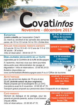 Affiche : Novembre - décembre 2017